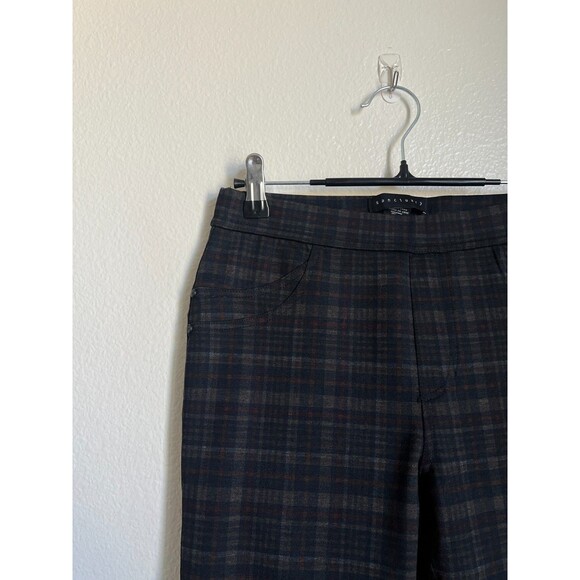 Sanctuary Anthropologie Beckton Plaid Leggings in Navy Multi Size XS - Picture 2 of 7